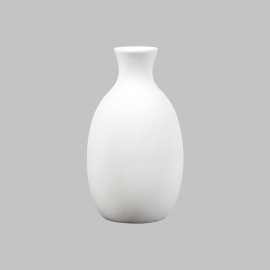 Ceramic Bisque Blossom Vase - Case of 6 Ceramic Bisque Blossom Vase - Case of 6